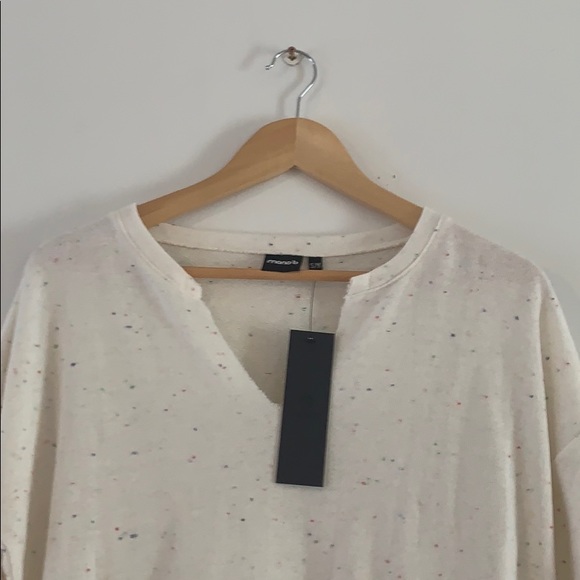 Ladies sweater, cream with confetti detail - Picture 2 of 4